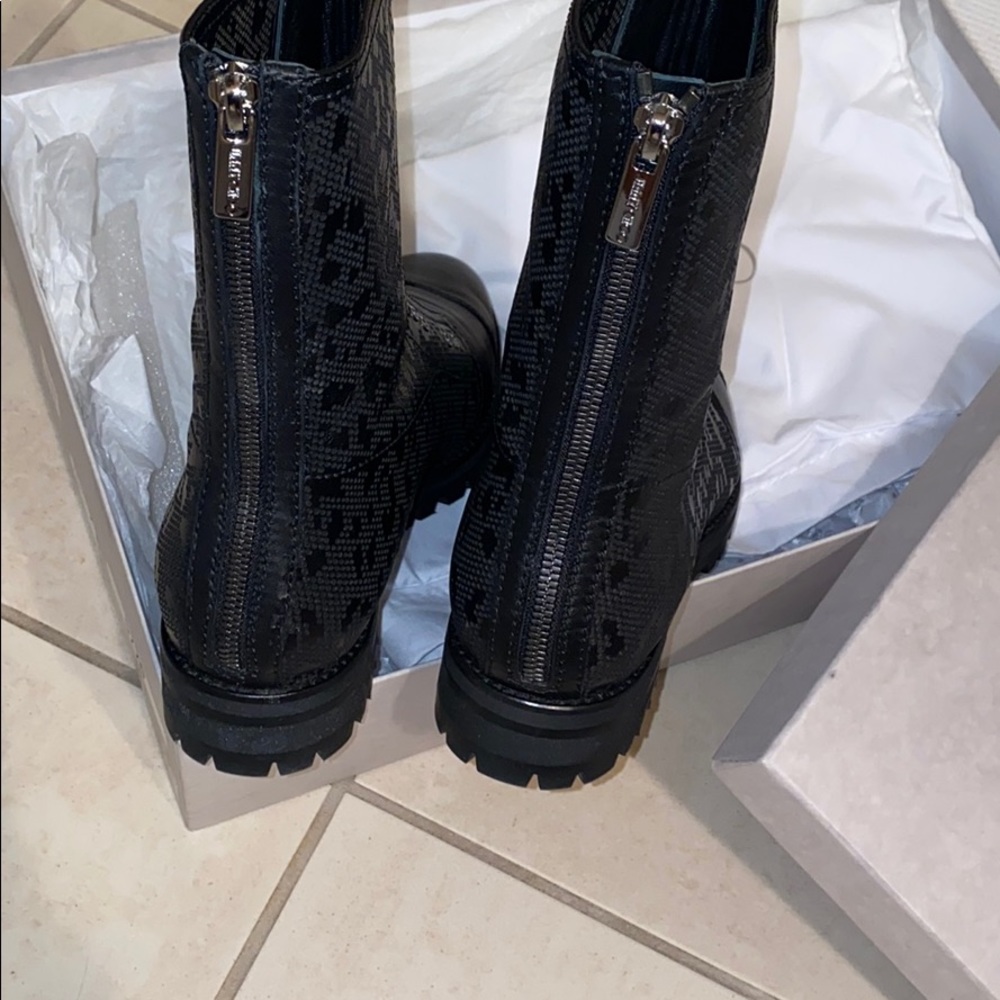 JIMMY CHOO Jimmy Choo Hatcher perforated leather boots 9/38.5 - Picture 7 of 13